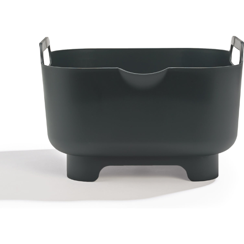 ReBorn Dark Grey Deep Washing Up Bowl with Handles 9L Image 3
