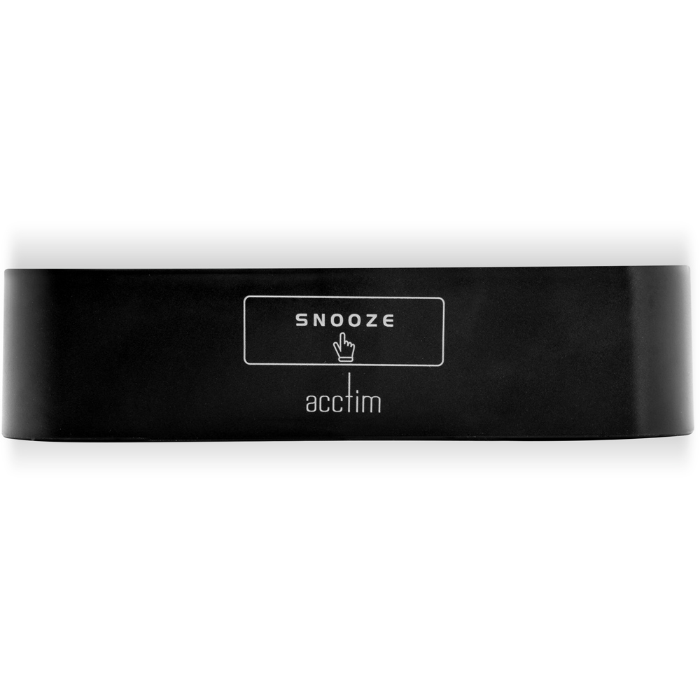 Acctim Silas Black and Red LED Wireless Digital Alarm Clock 14cm Image 4