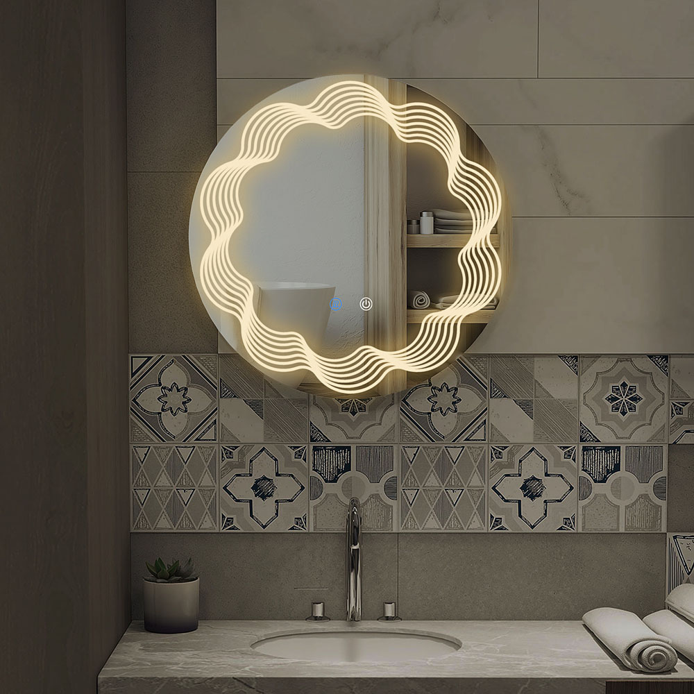 Portland LED Bathroom Vanity Mirror 60cm Image 2