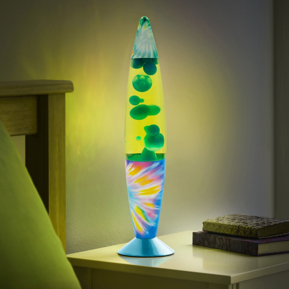 Global Gizmos Retro Tie Dye Lava Lamp 16 inch Image 5
