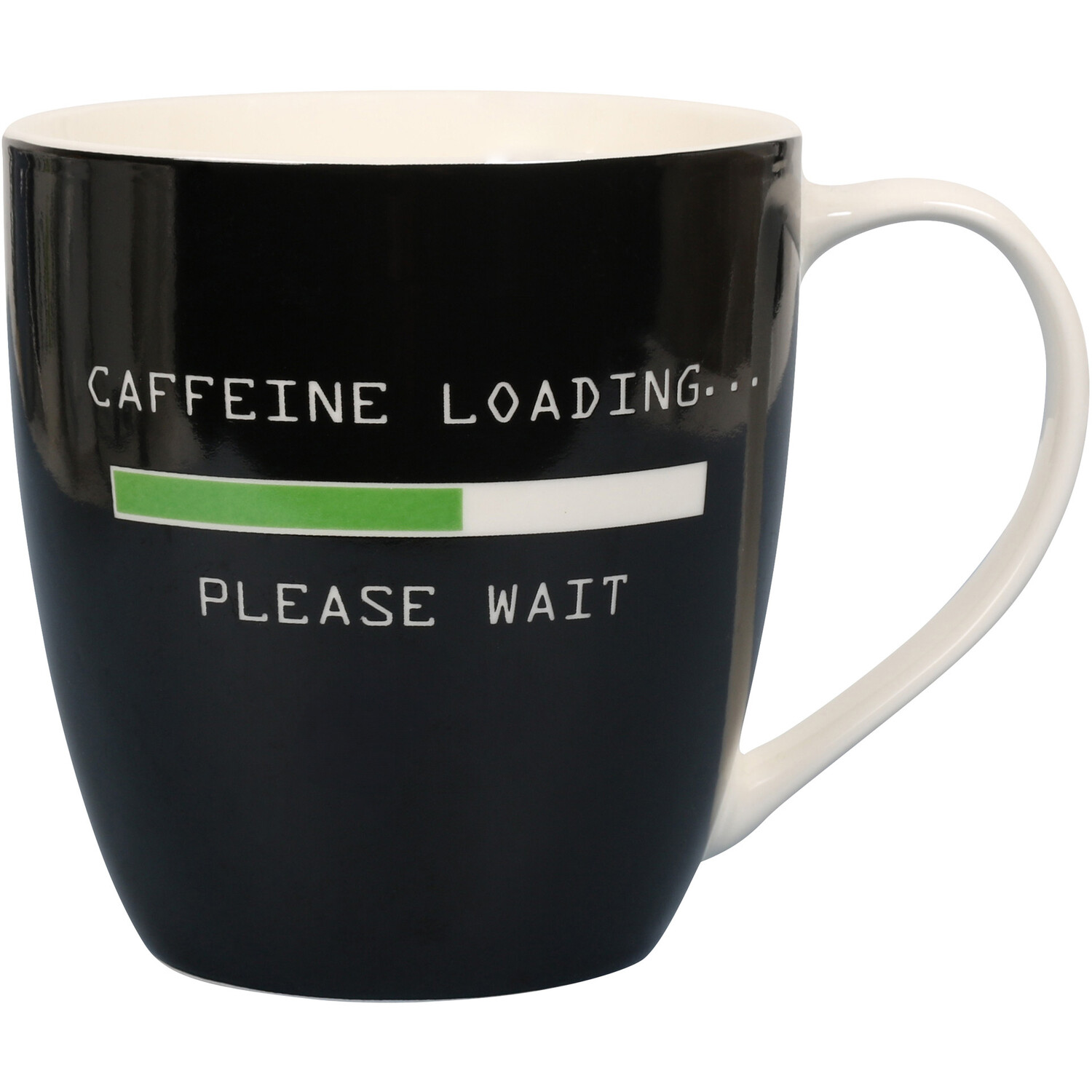 Caffeine Loading Jumbo Mug - Black Image 1