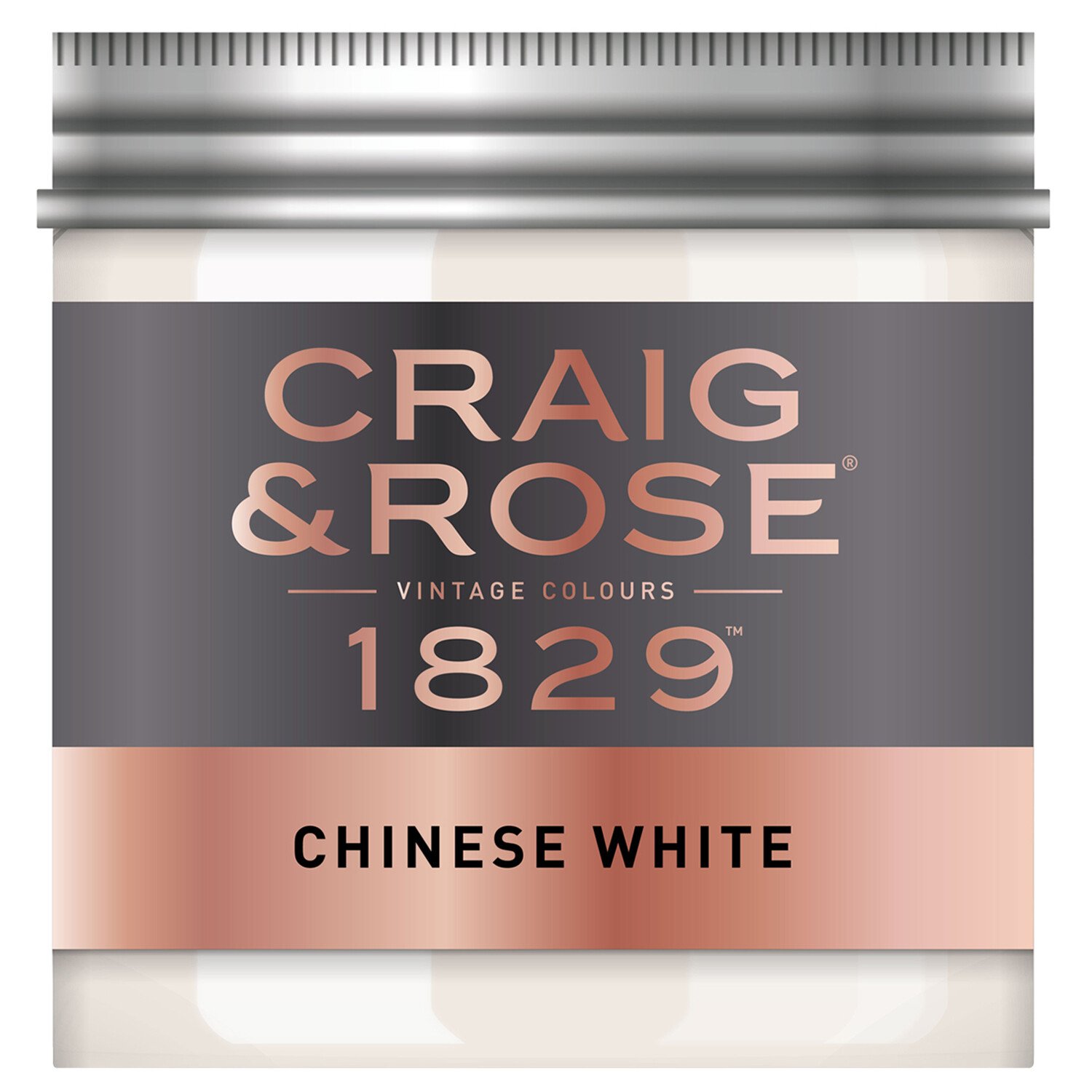 Craig and Rose 1829 Emulsion Tester Pot - Chinese White Image 1