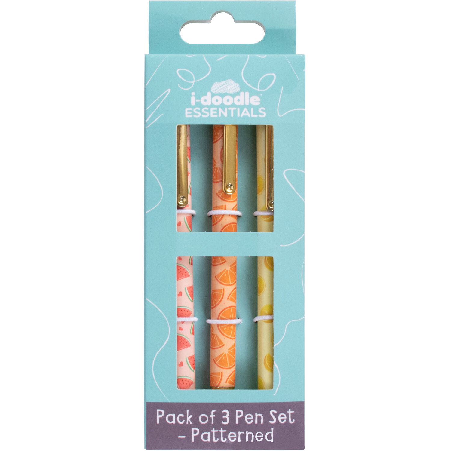 Pack of 3 Patterned Pens Image 3