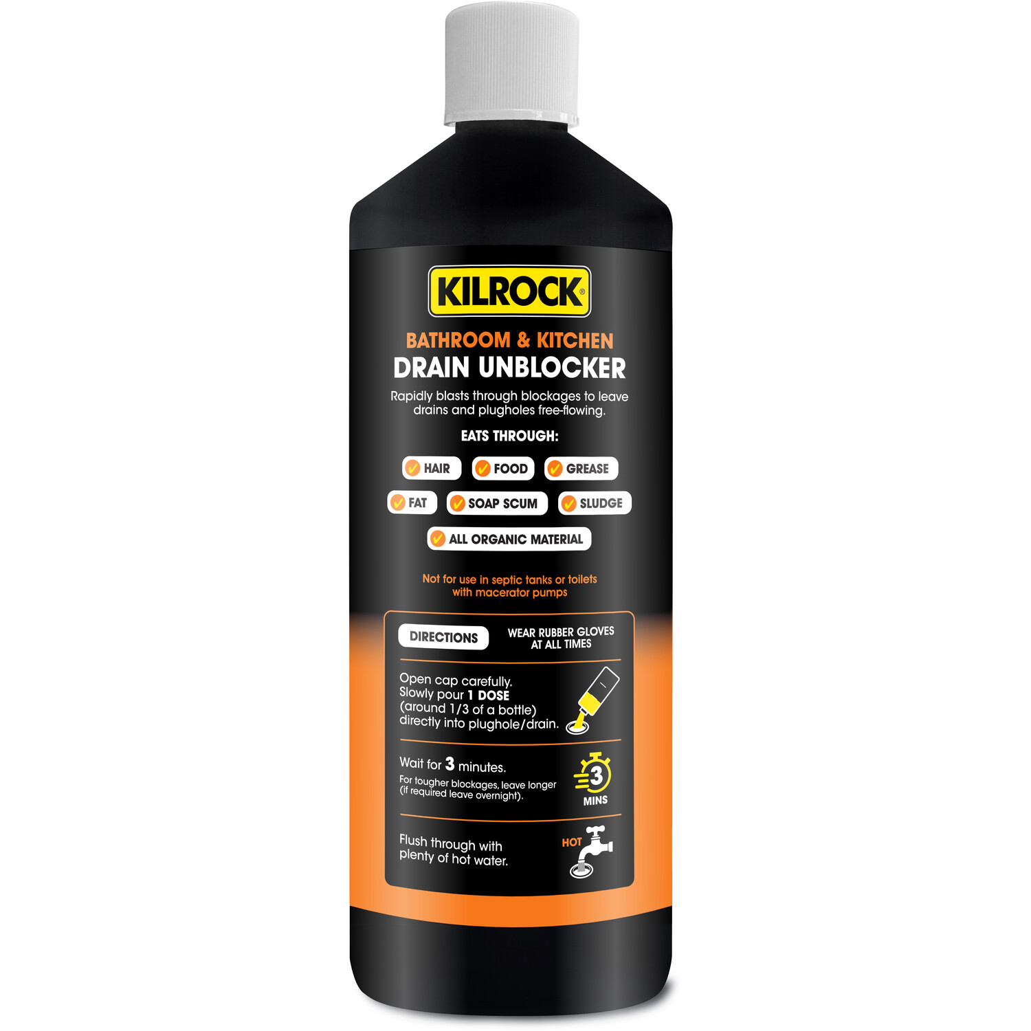 Kilrock Bathroom and Kitchen Drain Unblocker Image 2