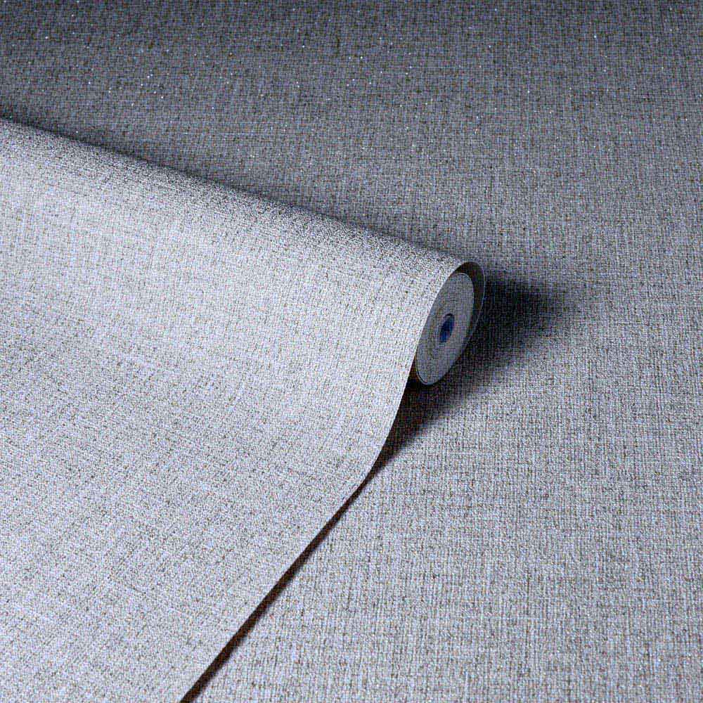 Arthouse Luxe Hessian Mid Grey Wallpaper Image 2