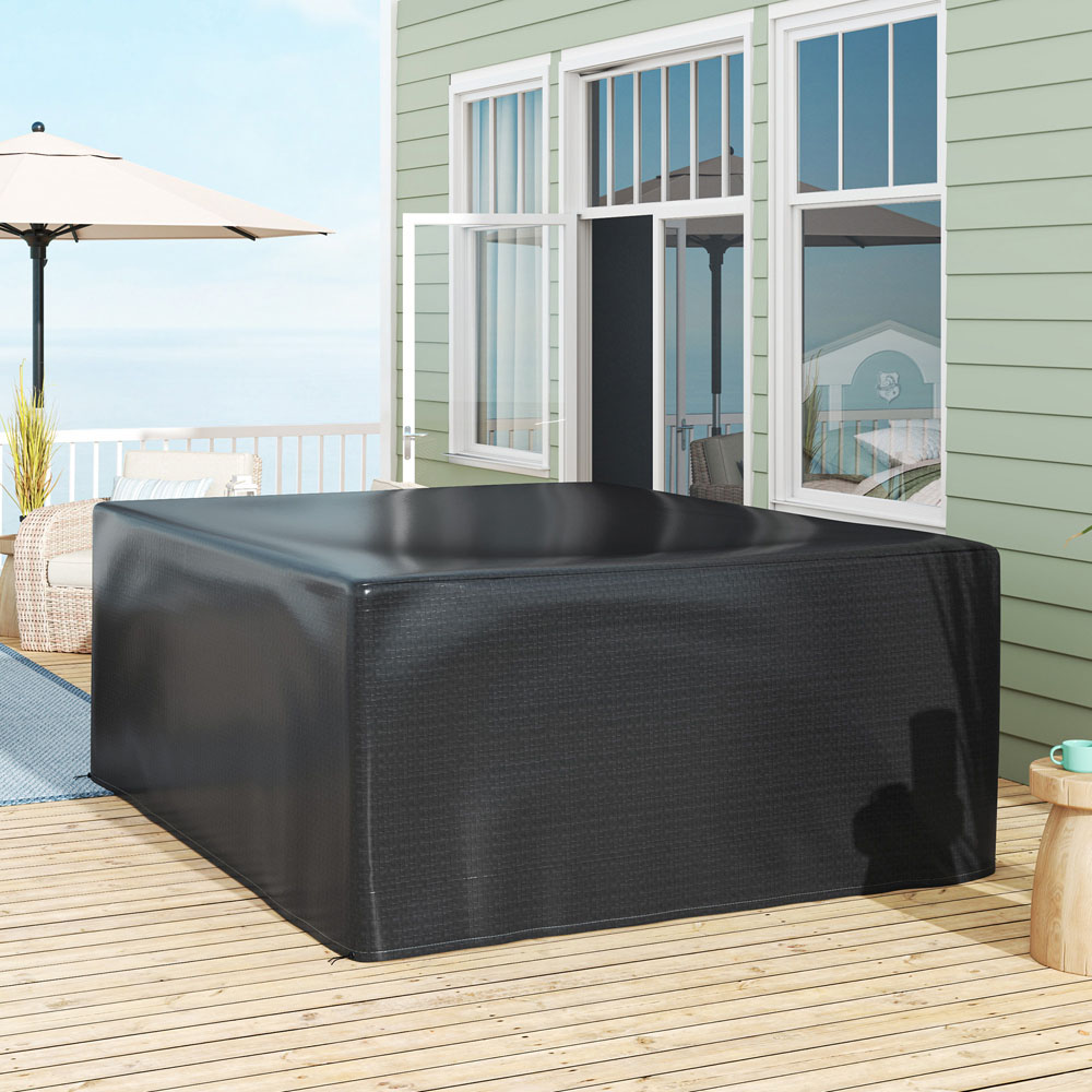 Outsunny Black Patio Furniture Cover 235 x 190 x 90cm Image 2