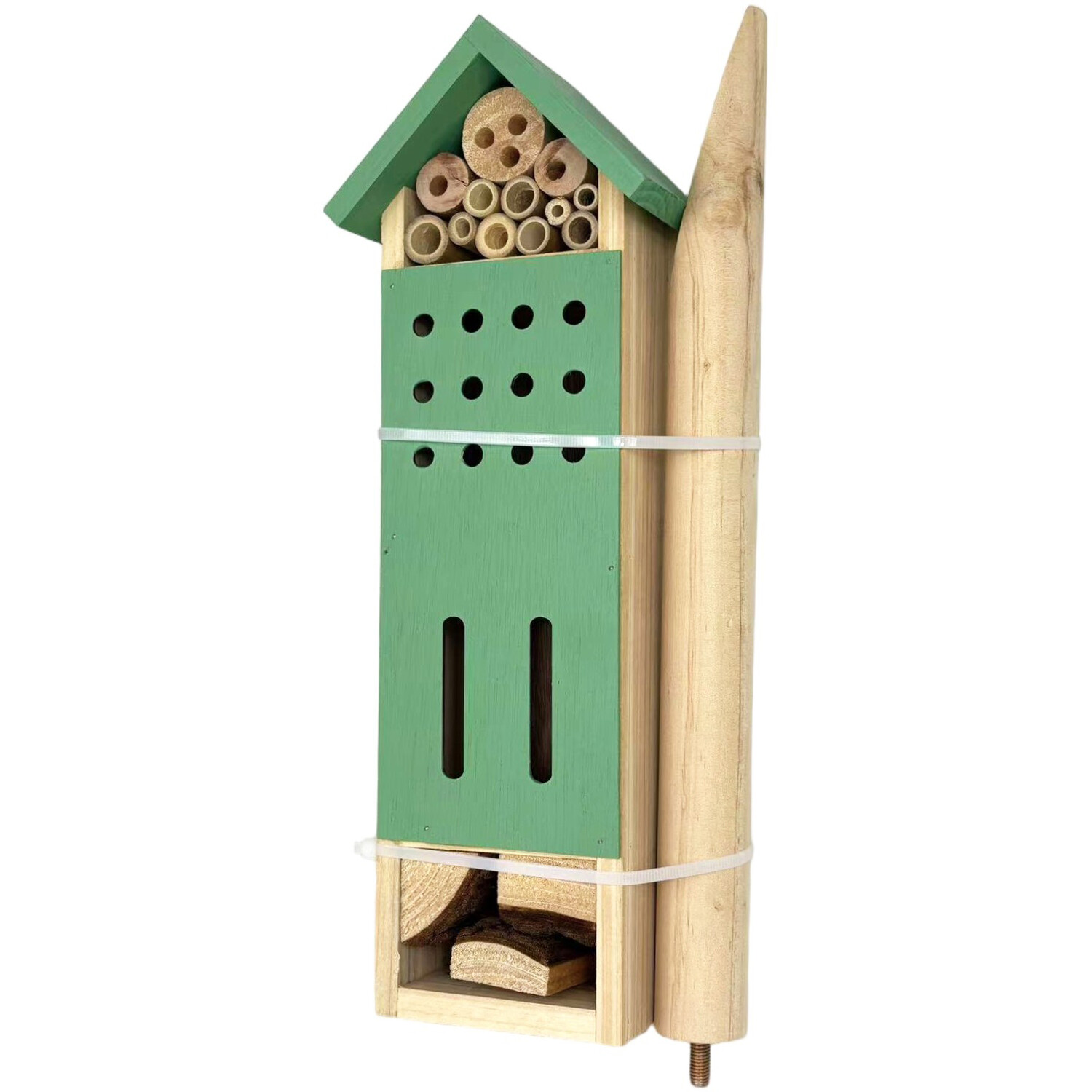 Insect Hotel on Stake Green Image 4