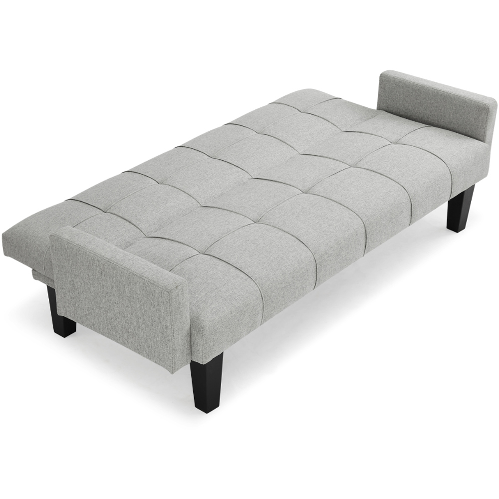 Home Detail Levine Double Sleeper Light Grey Fabric Sofa Bed Image 3