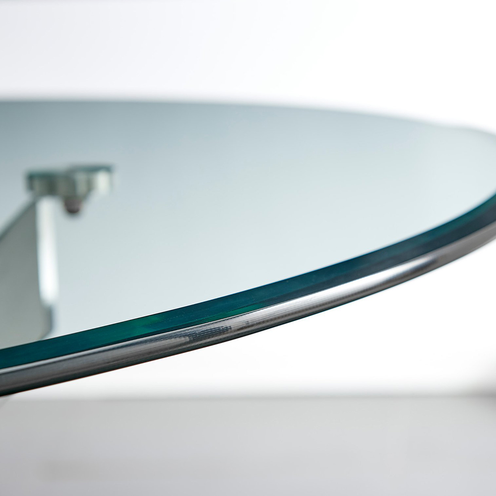 Furniturebox Arona Fortana 6 Seater Round Dining Set Mustard and Chrome Image 5