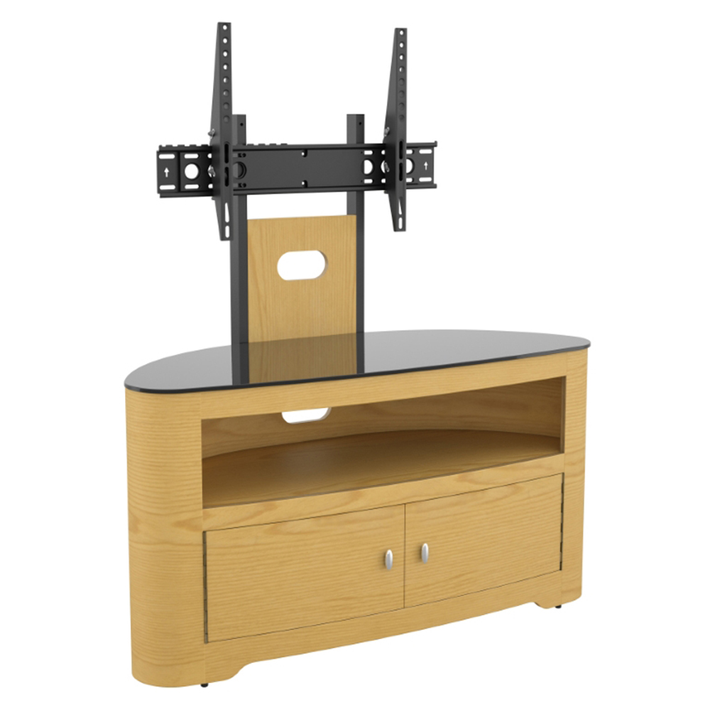 AVF Affinity Blenheim Oak Mount Curved TV Unit Image 2