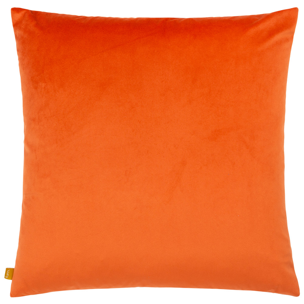 furn. Alma Orange Check Cushion Image 3