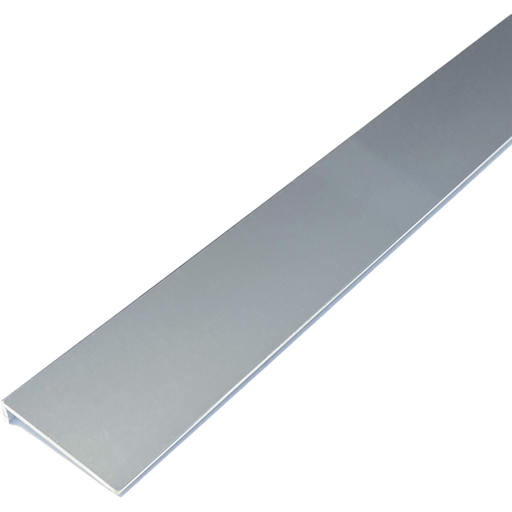 Wetwall Alloy Matt Silver Edge Profile 750mm Image 1