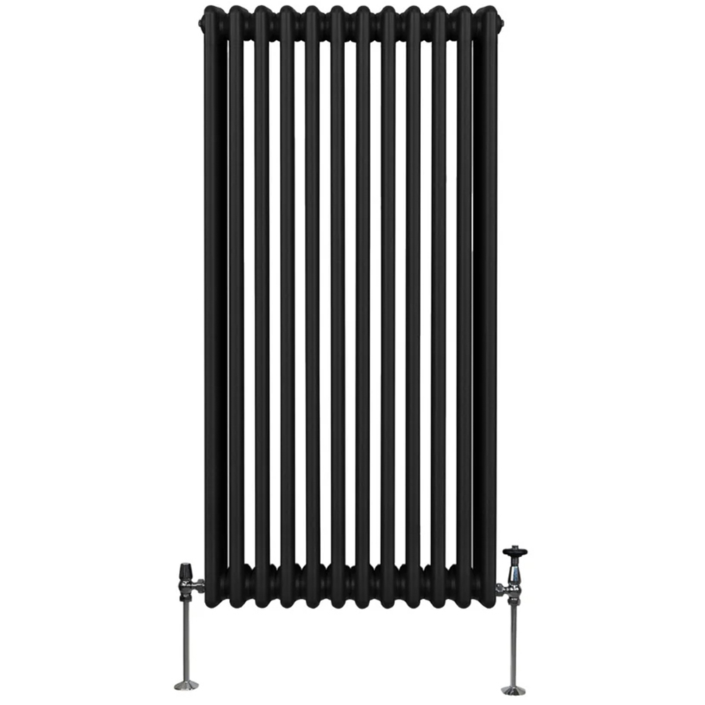Monster Shop 7046 BTU Black Traditional 3 Column Radiator 1500 x 562mm Image 1