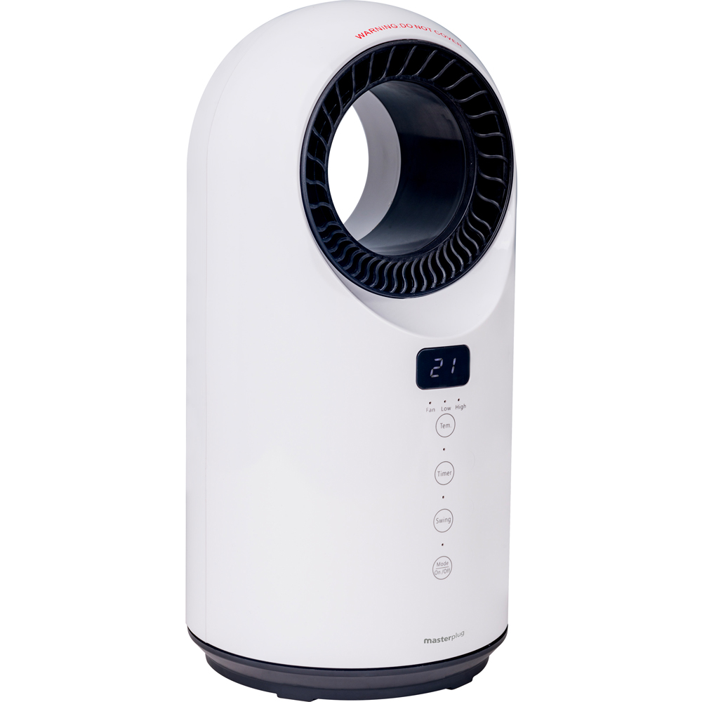 Masterplug Breeze Smartenergy White Bladeless Heater and Fan 1500W Image 1