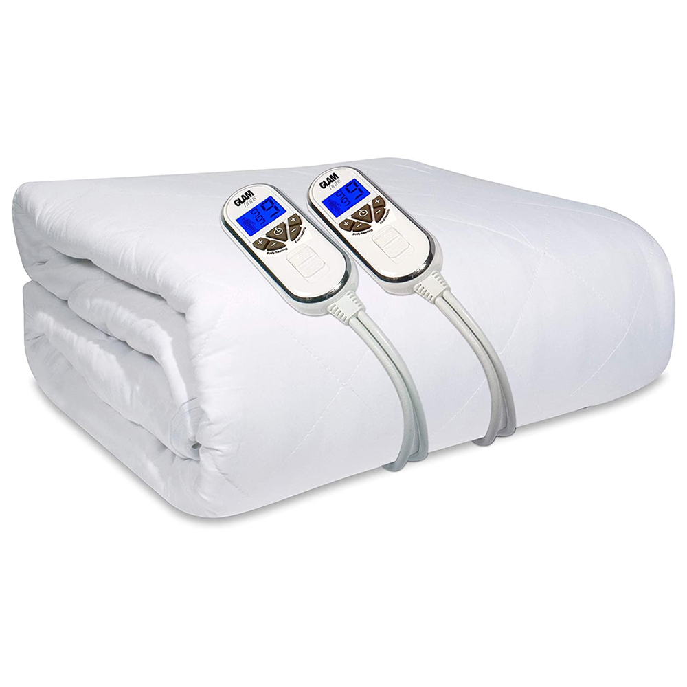 GlamHaus Double Fitted Electric Blanket Image 1