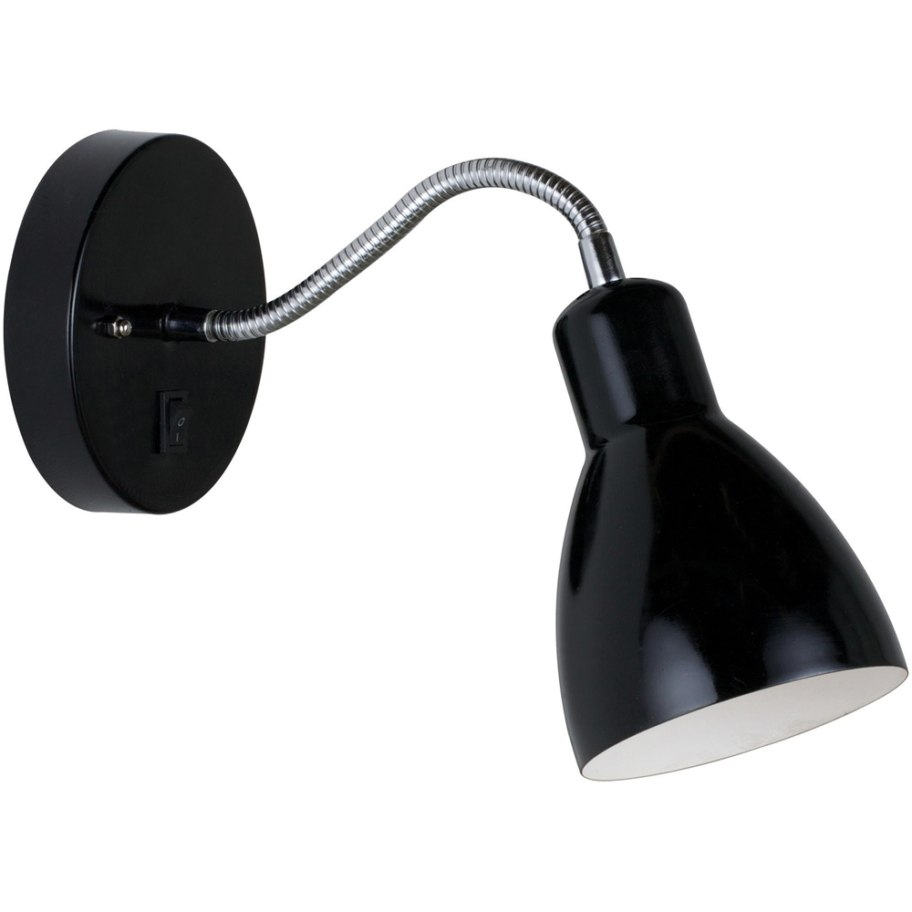 Nordlux Cyclone Black Wall Light Image