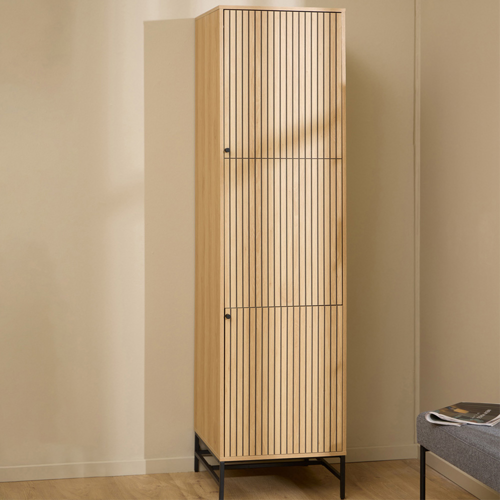 Florence Albany 2 Door Oak Wardrobe Image 1