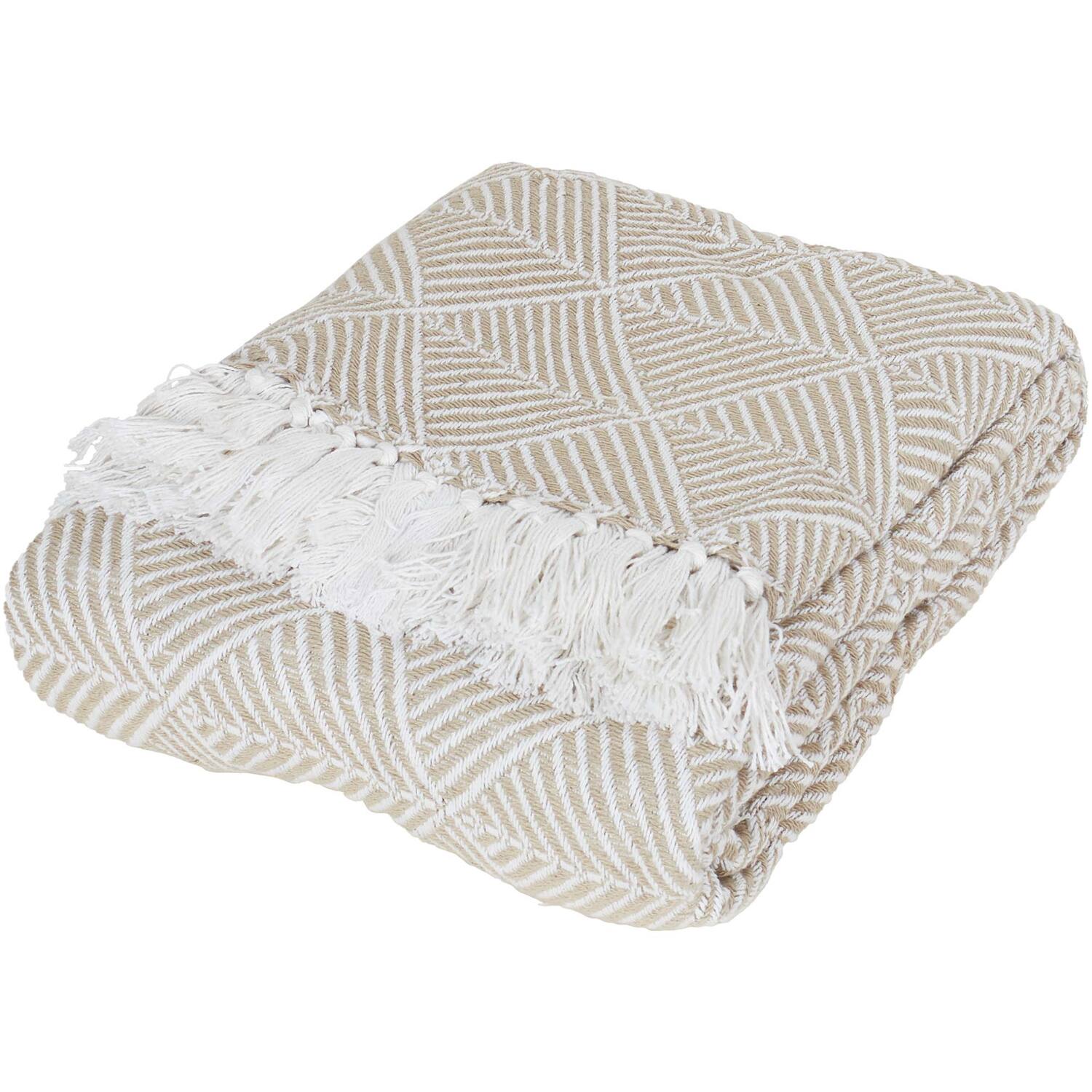 Divante Oslo Geometric Throw - Natural Image 3