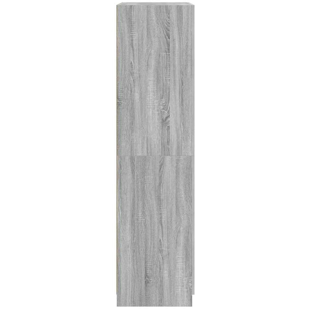 vidaXL 2 Door Grey Sonoma Wooden Wardrobe Image 6