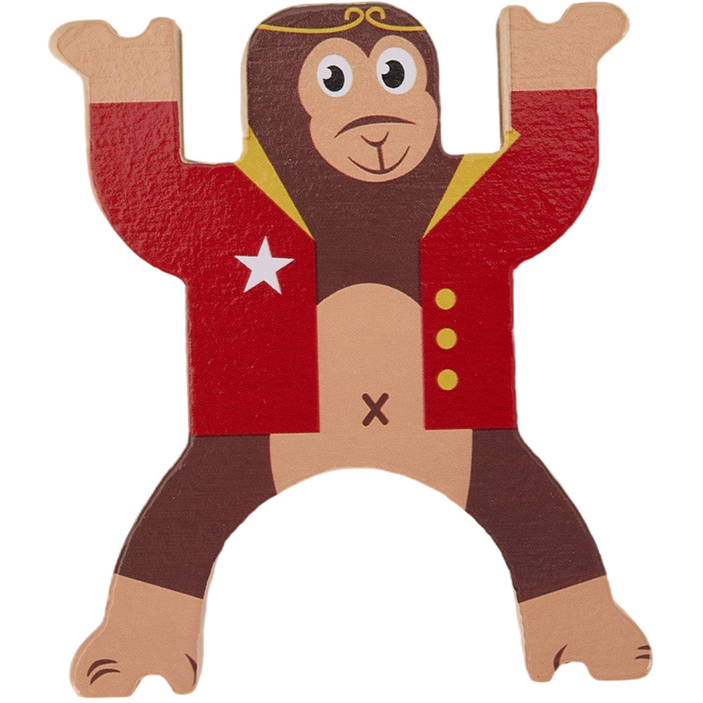 H&O Direct 20 Piece Wooden Circus Stacking Building Block Set Image 4
