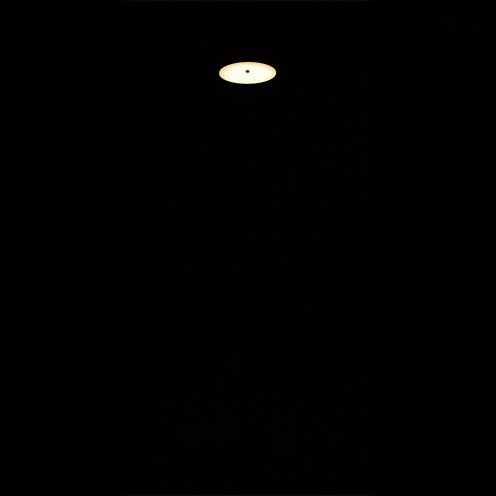 Living and Home Black Dimmable LED Floor Lamp with Remote Image 6