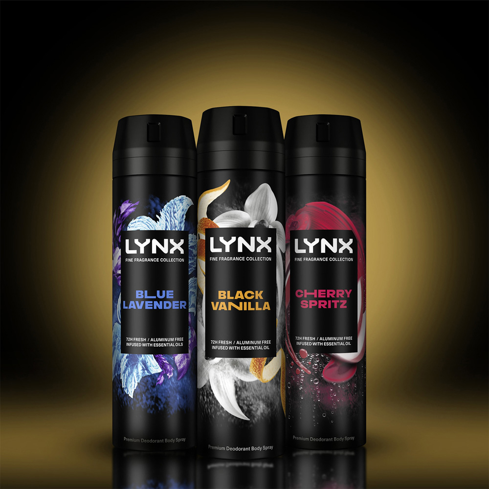 Lynx Fine Fragrance Collection Black Vanilla Deodorant Body Spray 200ml 6 Pack Image 6