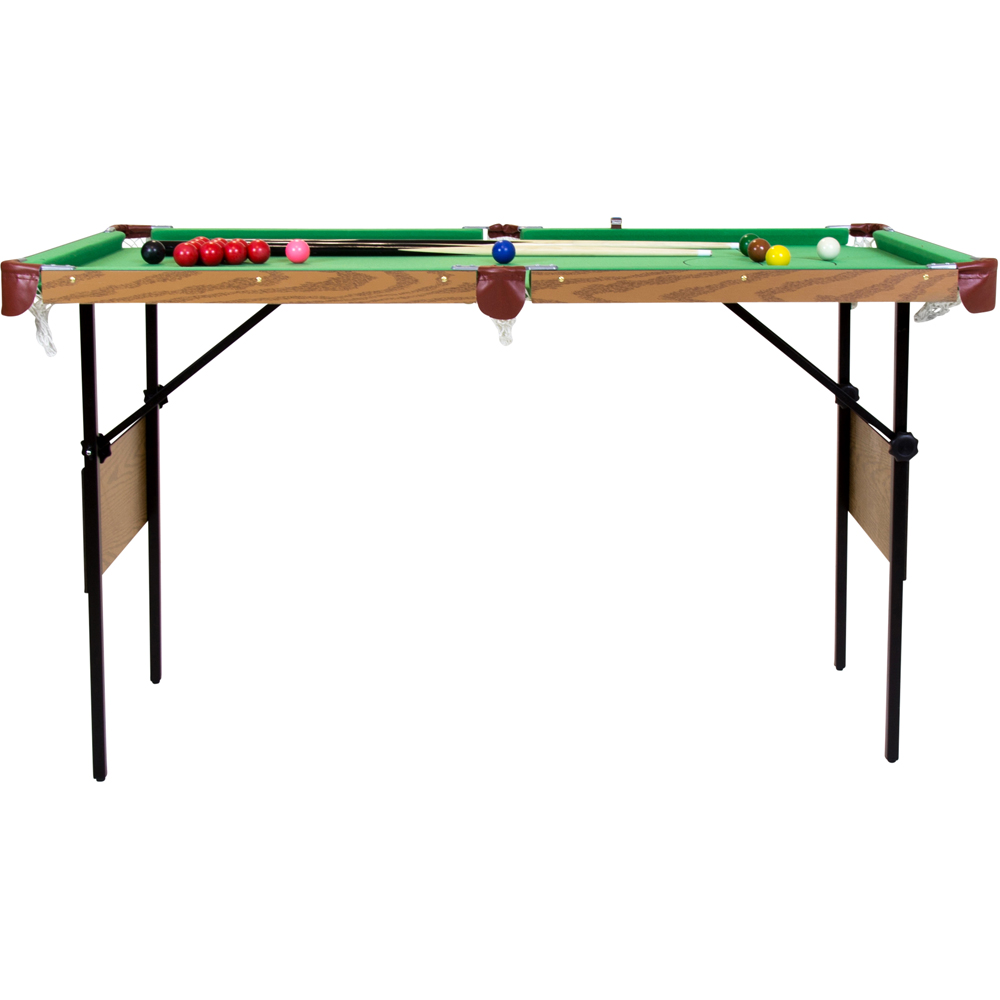 Charles Bentley 4ft 6in Snooker/Pool Table Green Image 3