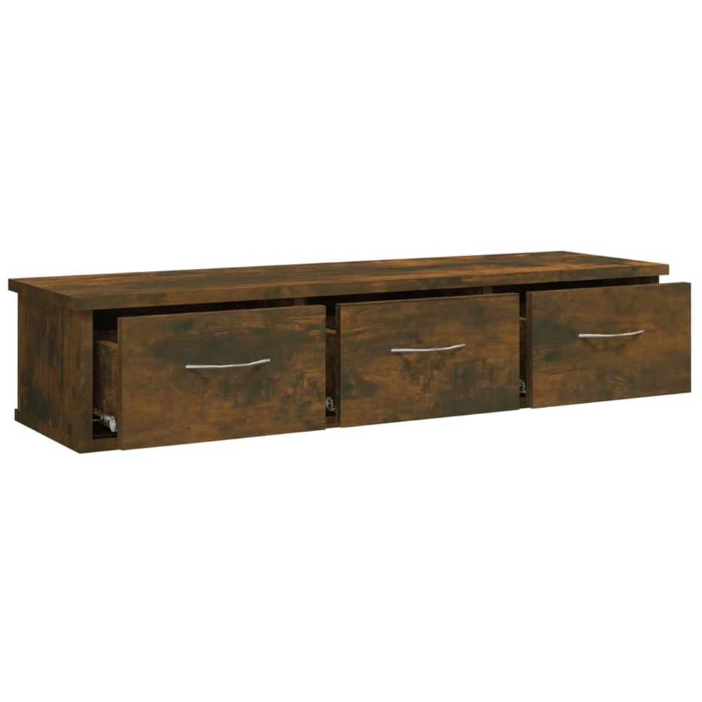 vidaXL 3 Drawer White Wall Cabinet Image 6