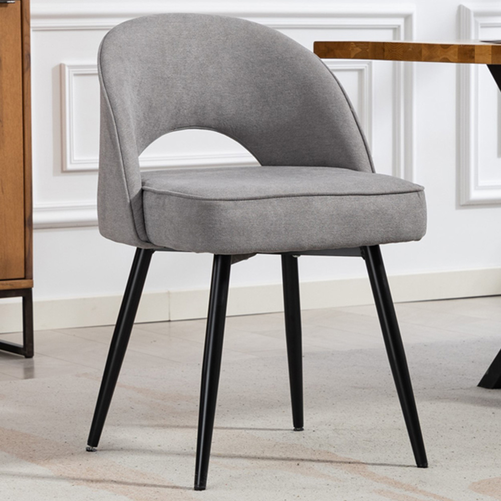 Artemis Home Ashley Set of 2 Grey Dining Chairs Image 1