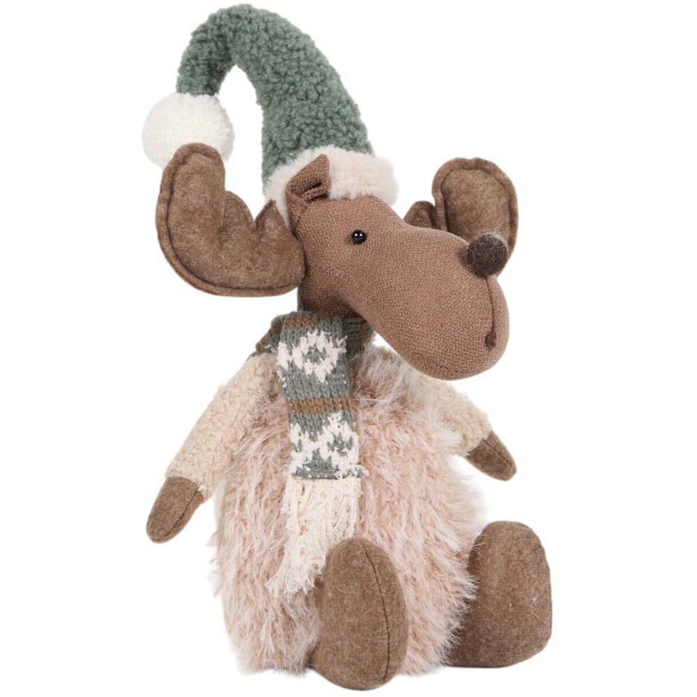 Sitting Cosy Christmas MooseBrown Image 2