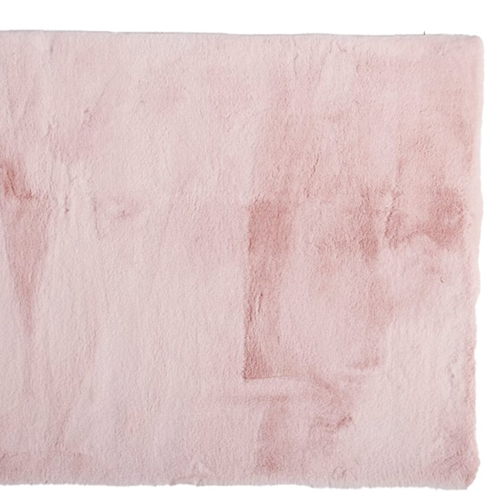 Blossom Lux Rabbit Faux Fur Rug 100 x 150cm Image 3
