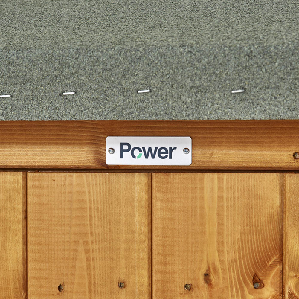 Power Sheds 10 x 4ft Pent Wooden Shed Image 3