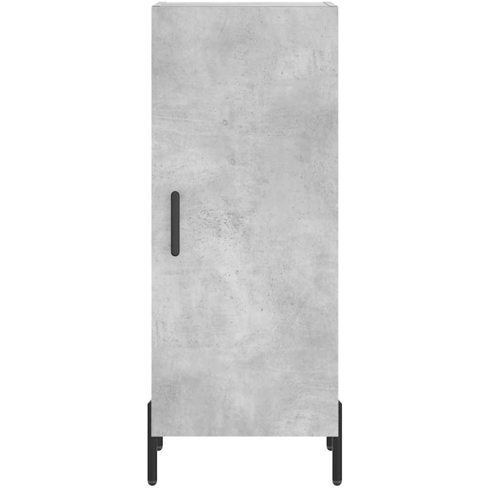 vidaXL 2 Door Concrete Grey Highboard Image 6