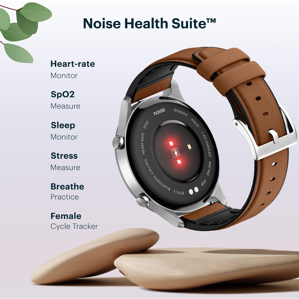 Noise NoiseFit Halo Forest Green Smartwatch Image 8