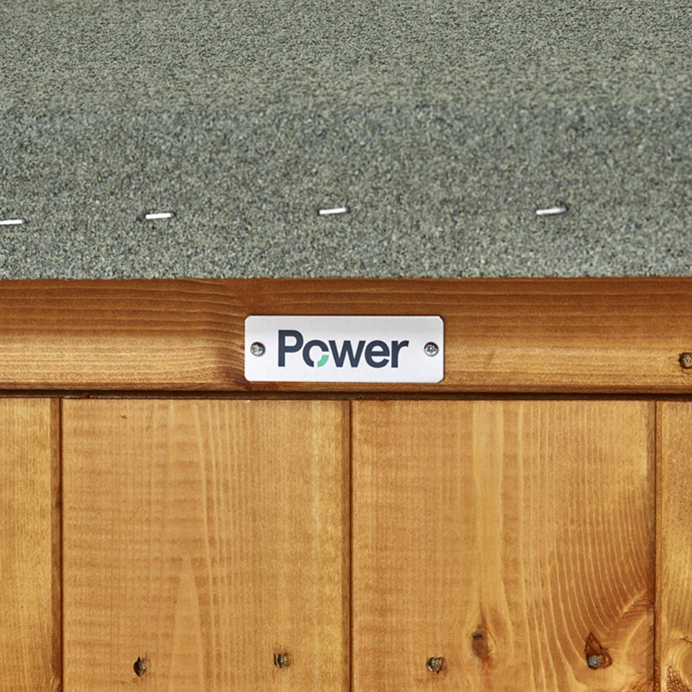 Power Sheds 4 x 6ft Pent Wooden Shed Image 3