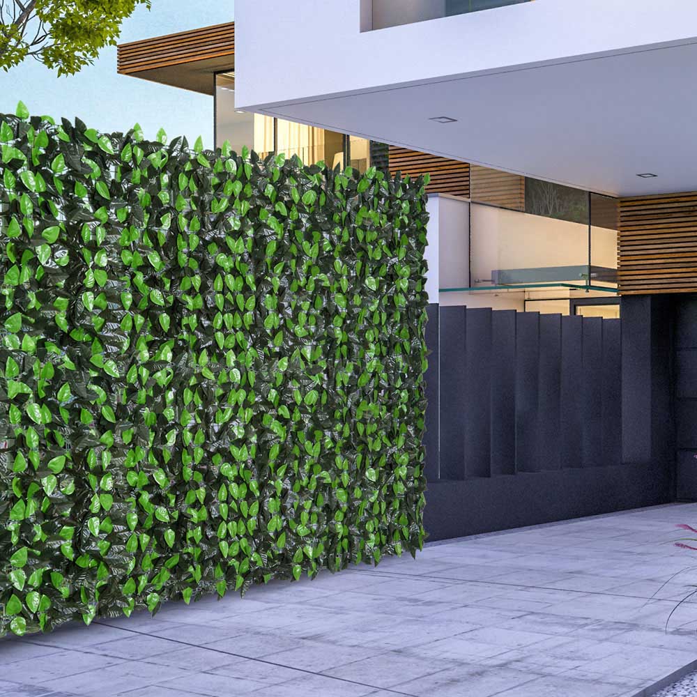 Outsunny Artificial Leaf Hedge Screen Image 4