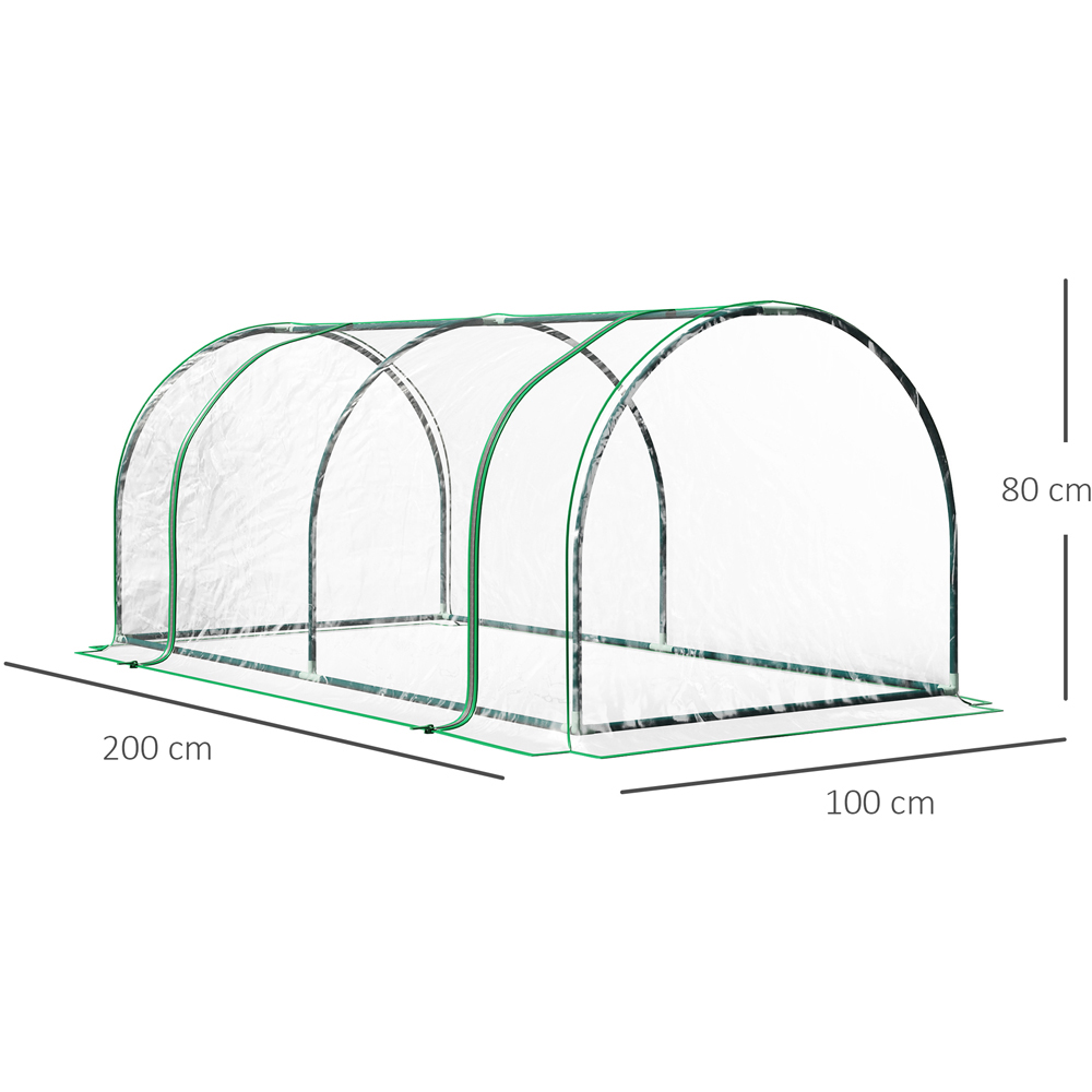 Outsunny Tunnel Grow Greenhouse Image 7