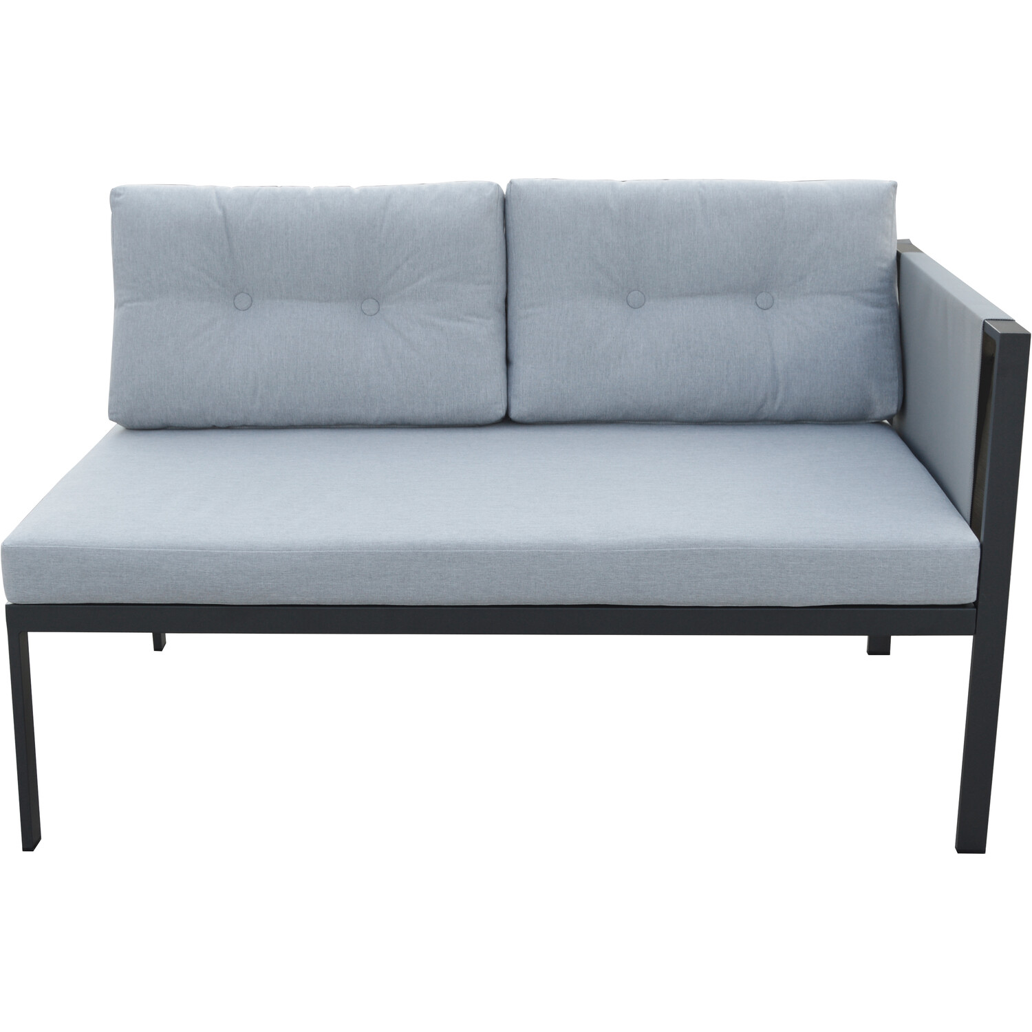 Sicily 4 Seater Grey Corner Lounge Set Image 11