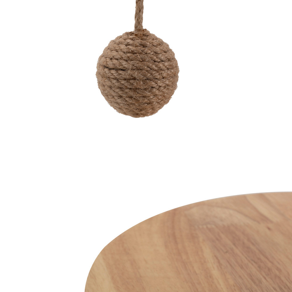 H&O Direct 171.5cm 3 Perch Scratching Post Cat Tree with Floor Lamp Image 3