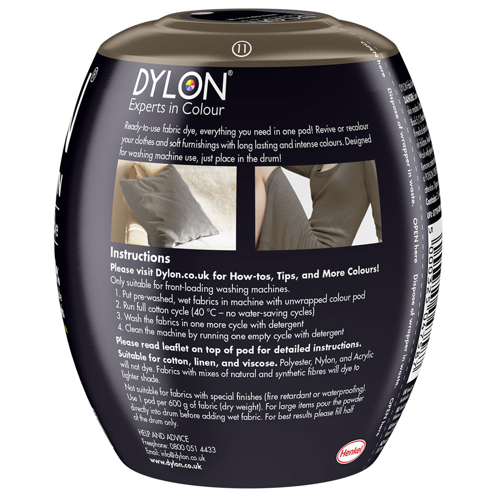 Dylon Espresso Brown Fabric Dye Pod 350g