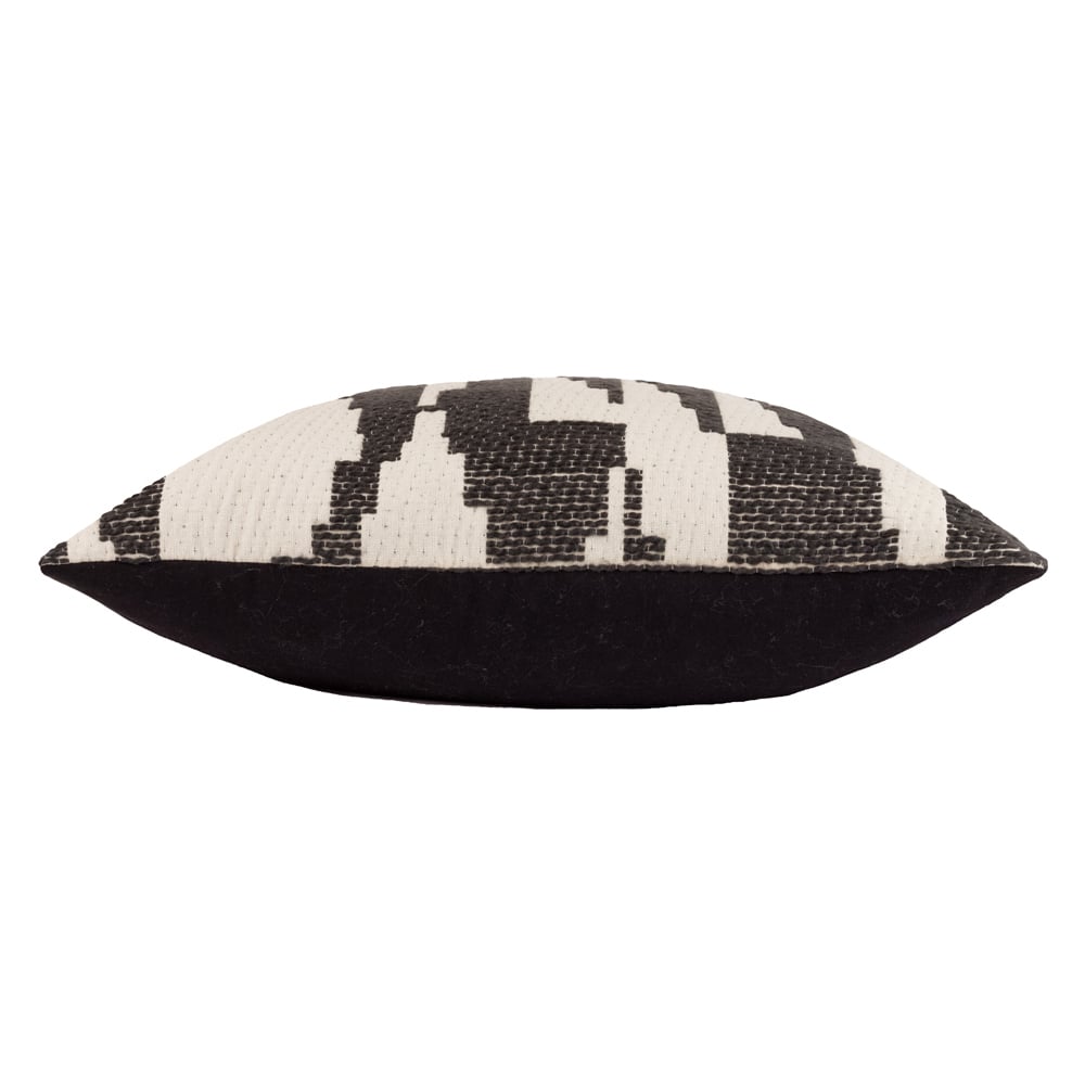 Hoem Ibizia Black Abstract Cushion Image 5