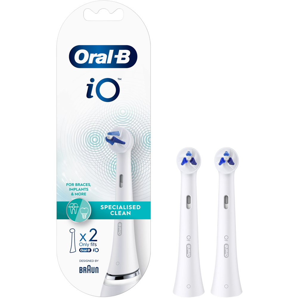 Oral-B iO Specialised Clean Toothbrush Heads 2 Pack Image 3