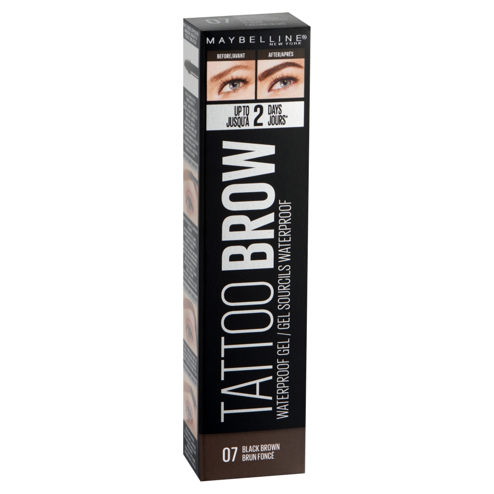 Maybelline Tattoo Brow Waterproof Gel Black Image 1