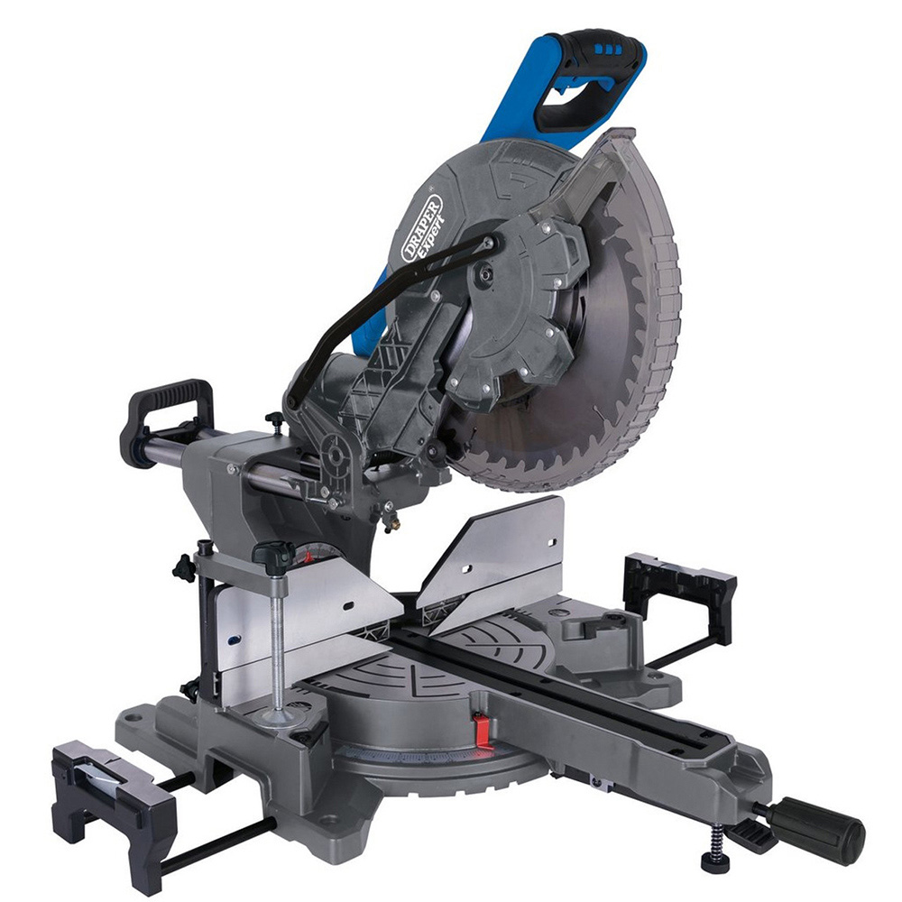 Draper Double Bevel Sliding Compound Mitre Saw 305mm 2000W Image 1