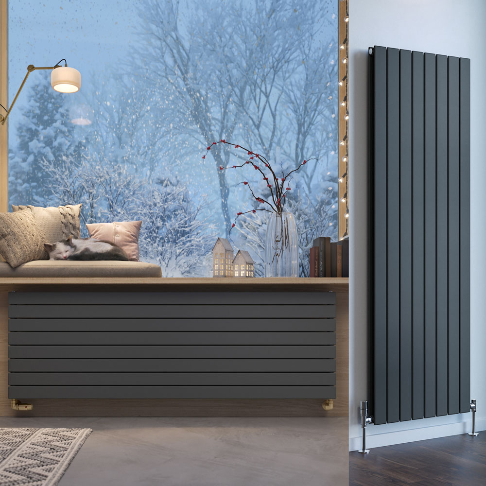 Terma Forte 5555 BTU Metallic Grey Double Panel Radiator 1800 x 588mm Image 7