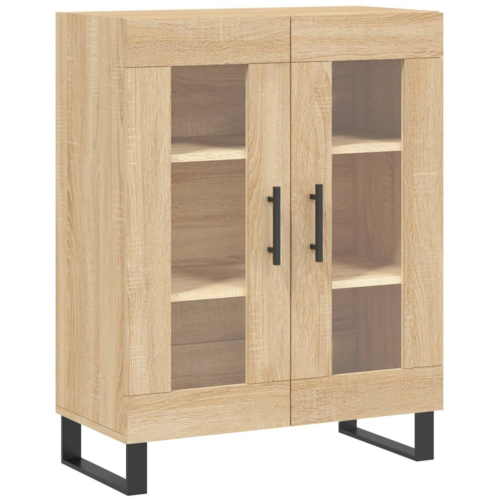 vidaXL 4 Door Sonoma Oak Highboard Image 5