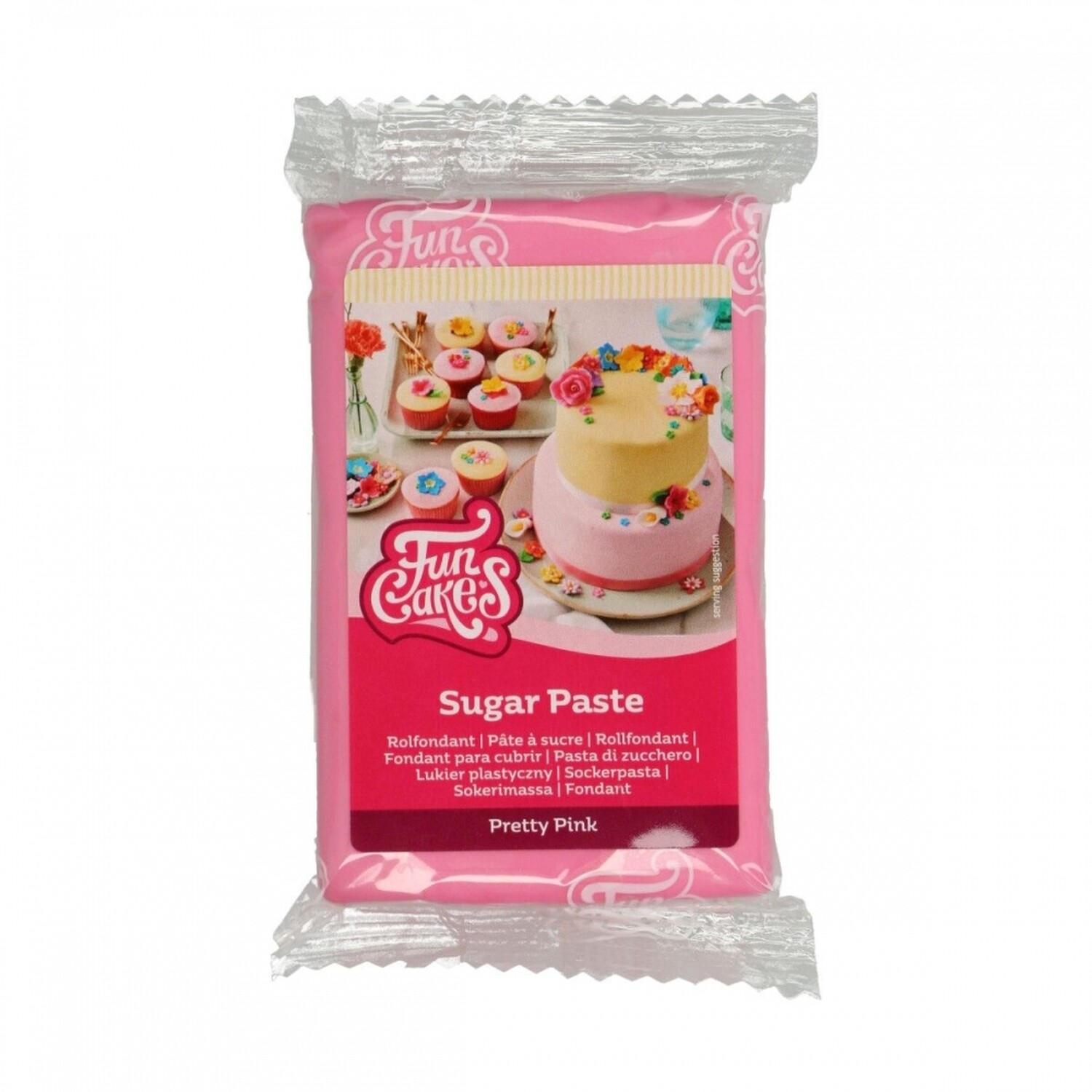 Funcakes Sugar Paste - Pretty Pink Image 1