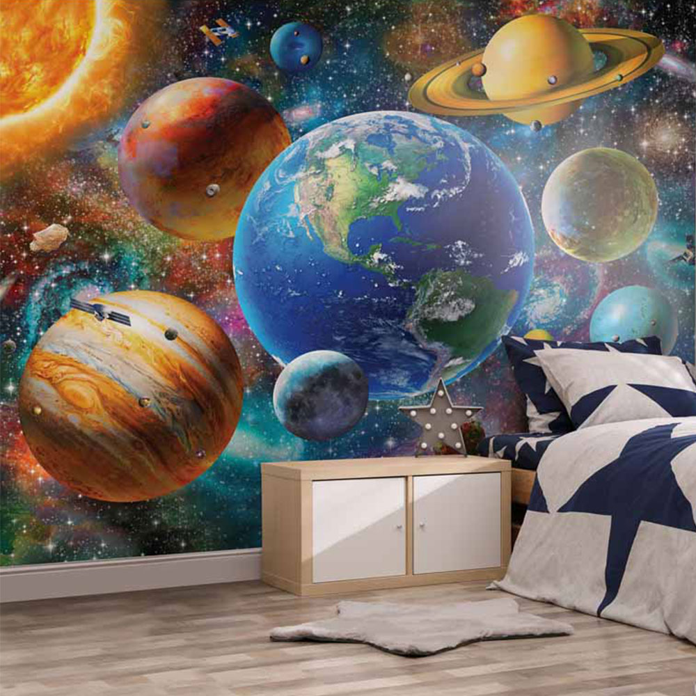Walltastic Solar System Wall Mural Image 1