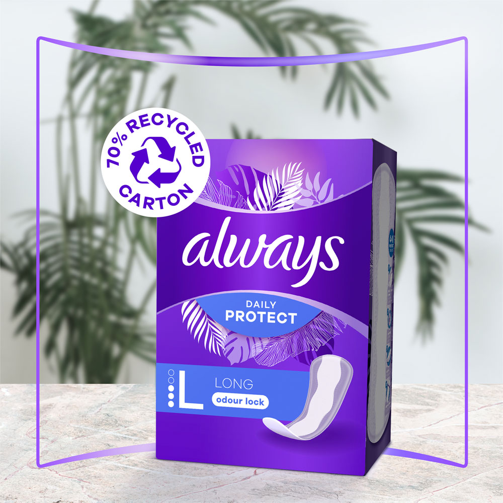Always Daily Protect Panty Liners Large 58 Pack Image 3
