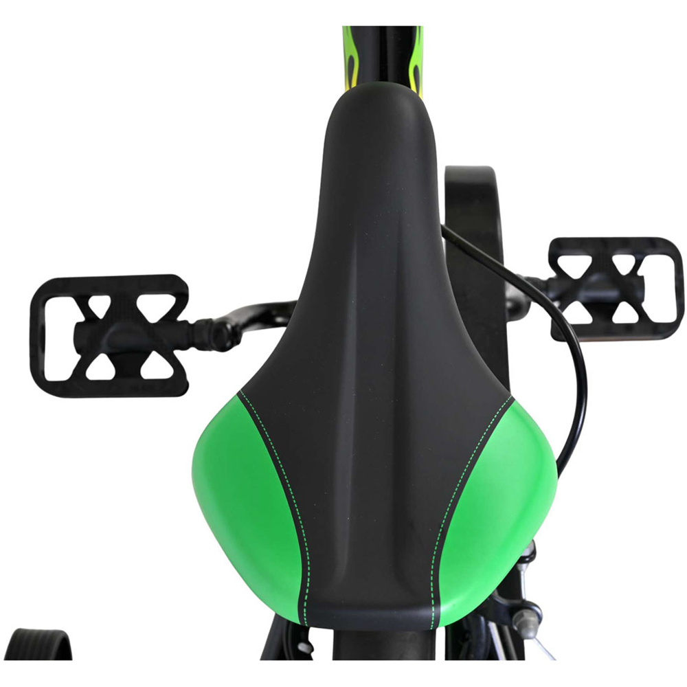Volare Strike Kids 12 inch Green and Black Bike with Stabilisers Image 9
